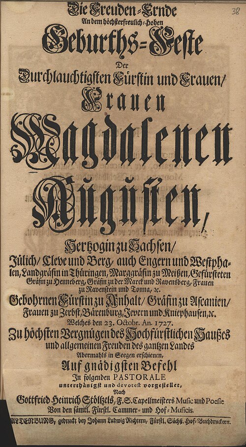 Gottfried Heinrich Stölzel